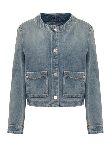 Givenchy 4g Chain Denim Jacket - Givenchy - Modalova