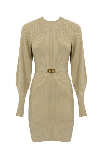 TwinSet Ribbed Dress With Belt - TwinSet - Modalova