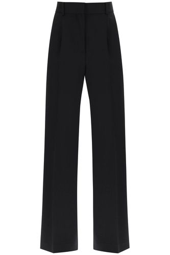 MSGM Tailoring Pants With Wide Leg - MSGM - Modalova