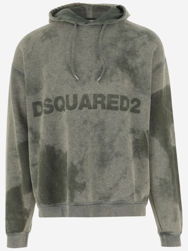 Logo-jacquard Drawstring Hoodie - Dsquared2 - Modalova