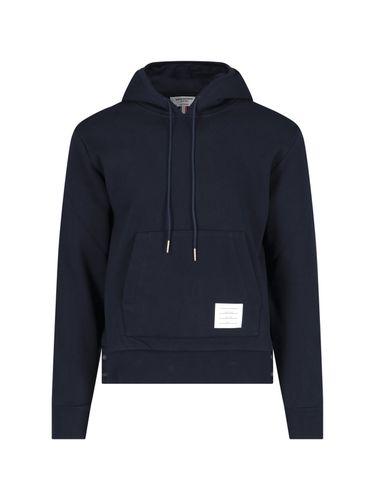 Thom Browne Logo Patch Hoodie - Thom Browne - Modalova