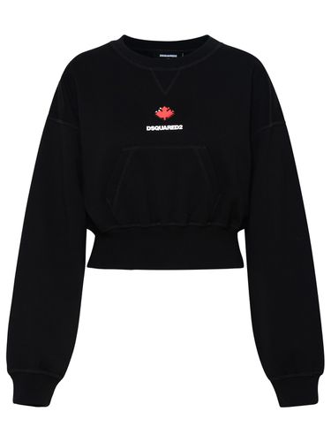 Dsquared2 Black Cotton Sweatshirt - Dsquared2 - Modalova