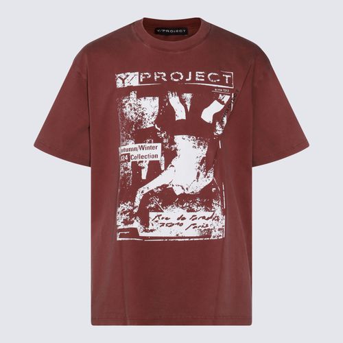 Y/Project Red Cotton T-shirt - Y/Project - Modalova