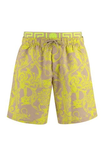 Versace Printed Swim Shorts - Versace - Modalova