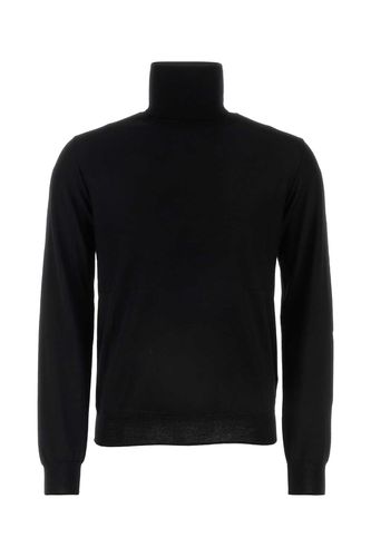 Jil Sander Black Wool Sweater - Jil Sander - Modalova