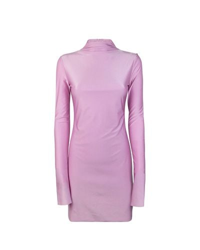 Mock Neck Long-sleeved Dress - SportMax - Modalova