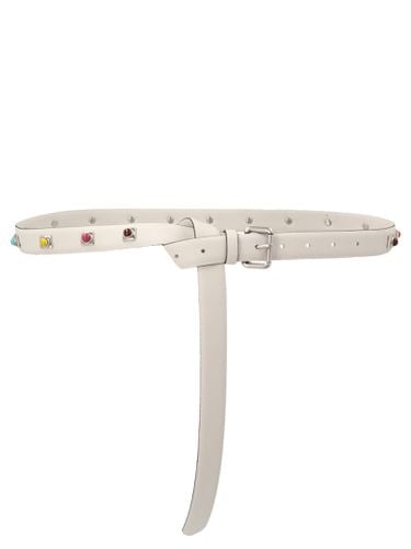 Etro White Leather Belt - Etro - Modalova