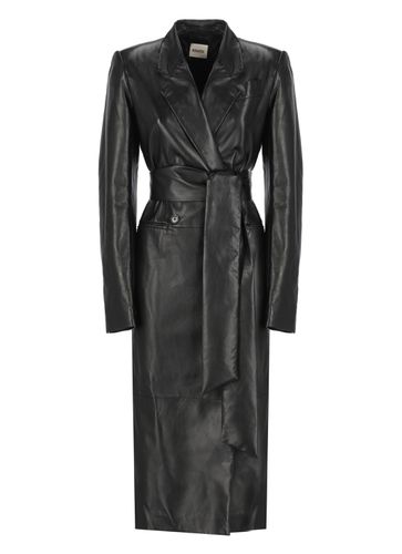 Khaite Leather Coat - Khaite - Modalova