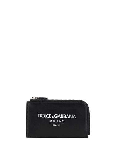 Milano Top Zip Card Holder - Dolce & Gabbana - Modalova