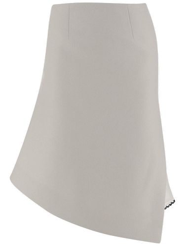 Melton Asymmetric-cut Midi Skirt - Sacai - Modalova