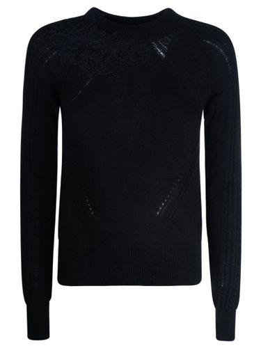 Floral Embroidered Sweater - Ermanno Scervino - Modalova