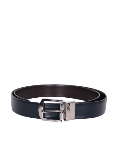 Canali Double-sided Blue/black Belt - Canali - Modalova