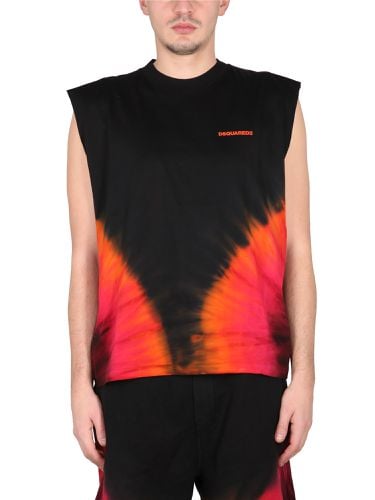 Dsquared2 Flame Iron Tank T-shirt - Dsquared2 - Modalova