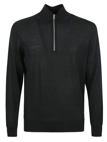 Zegna Zip Placket Sweater - Zegna - Modalova