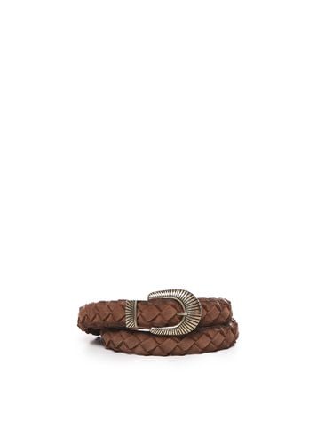 Eleventy Woven Suede Belt - Eleventy - Modalova