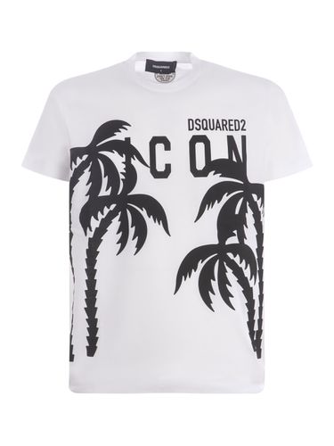 Dsquared2 Icon Palms Cool T-shirt - Dsquared2 - Modalova