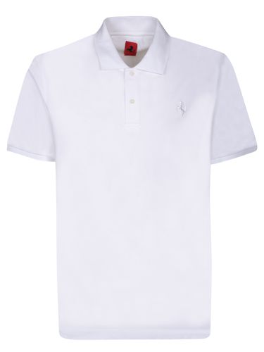 Cotton Piquã Polo Shirt - Ferrari - Modalova