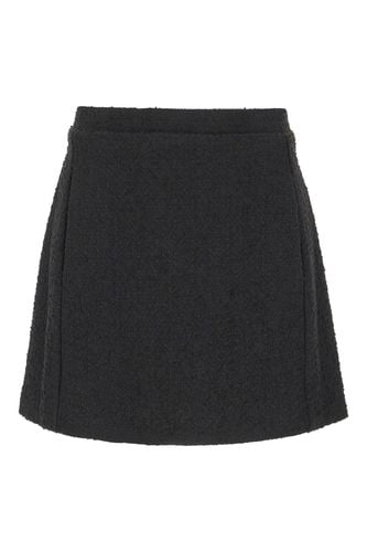 Pinko Black Cotton Blend Mini Skirt - Pinko - Modalova