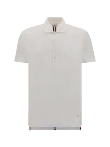 Thom Browne Rwb Stripe Polo Shirt - Thom Browne - Modalova