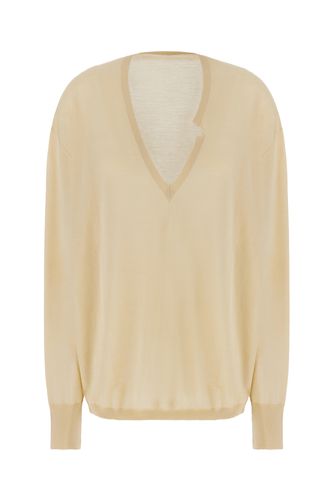 Quira Sand Wool Oversize Sweater - Quira - Modalova