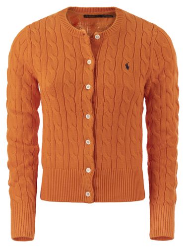 Plaited Cardigan With Long Sleeves - Polo Ralph Lauren - Modalova