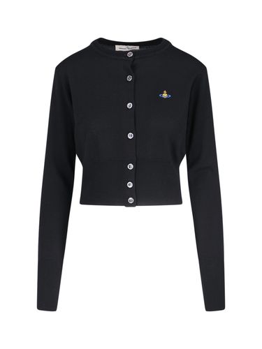 Bea Logo Crop Cardigan - Vivienne Westwood - Modalova