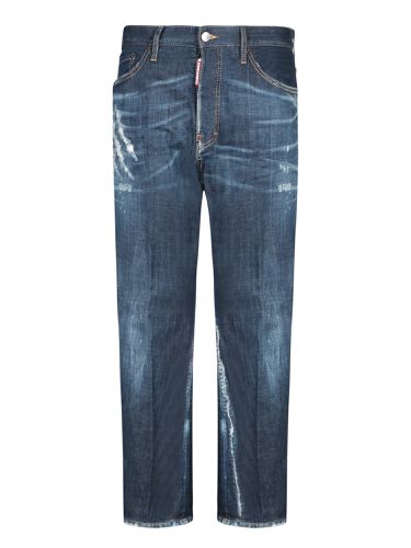 Distressed Straight-leg Jeans - Dsquared2 - Modalova