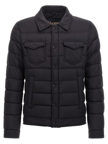 Herno la Denim Down Jacket - Herno - Modalova