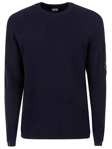 C. P. Company Rib Trim Plain Knit Sweater - C.P. Company - Modalova