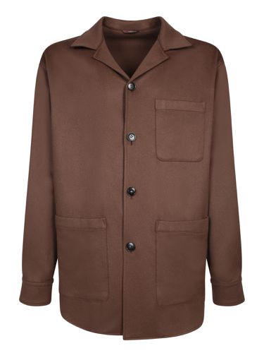 Canali Camel Cashmere Overshirt - Canali - Modalova