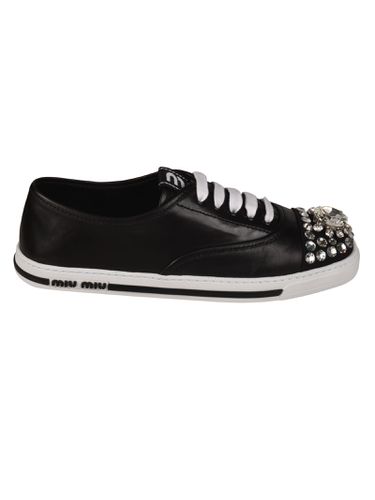 Miu Miu Embellished Toe Sneakers - Miu Miu - Modalova