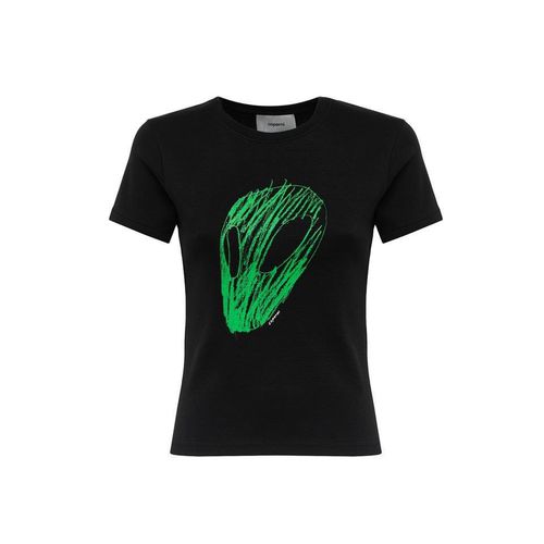 Alien Head Printed Slim Fit T-shirt - Coperni - Modalova