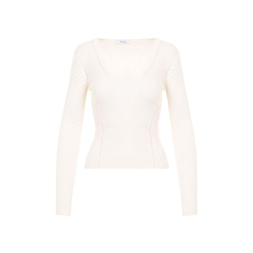 Max Mara V-neck Long-sleeved Top - Max Mara - Modalova