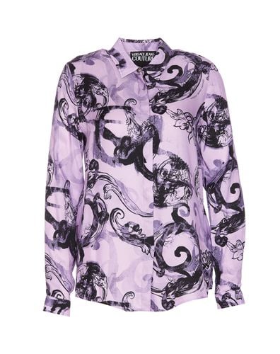 Watercolour Couture Shirt - Versace Jeans Couture - Modalova