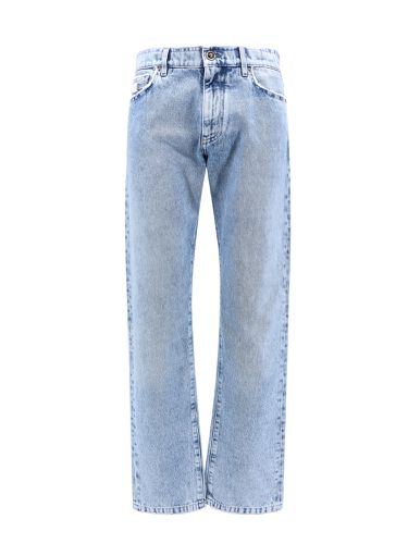 Versace Fringed Jeans - Versace - Modalova