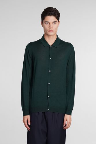 Ballantyne Cardigan In Green Wool - Ballantyne - Modalova