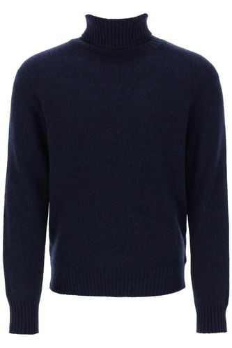 Melange-effect Cashmere Turtleneck Sweater - Ami Alexandre Mattiussi - Modalova