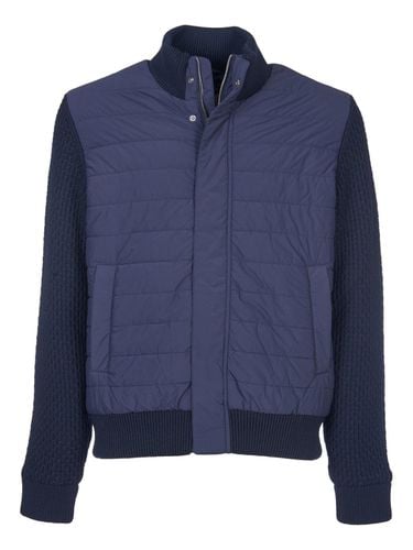 Herno Knitted-panel Down Jacket - Herno - Modalova