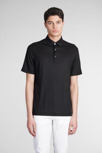 Zegna Polo In Black Wool - Zegna - Modalova