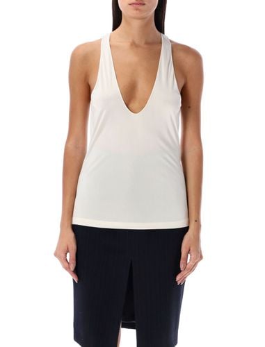 Saint Laurent Silk Tank Top - Saint Laurent - Modalova