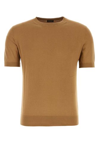 Zegna Caramel Cotton Sweatshirt - Zegna - Modalova