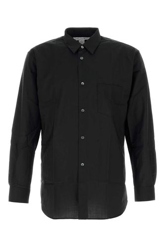 Black Wool Shirt - Comme des Garçons Shirt - Modalova