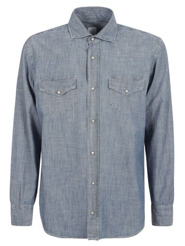 Eleventy Round Hem Denim Shirt - Eleventy - Modalova