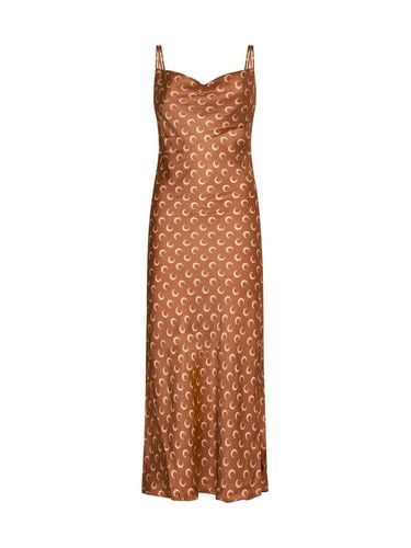 Moon Print Long Slip Dress - Marine Serre - Modalova