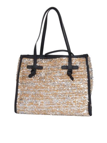 Fabric And Leather Bag - Gianni Chiarini - Modalova