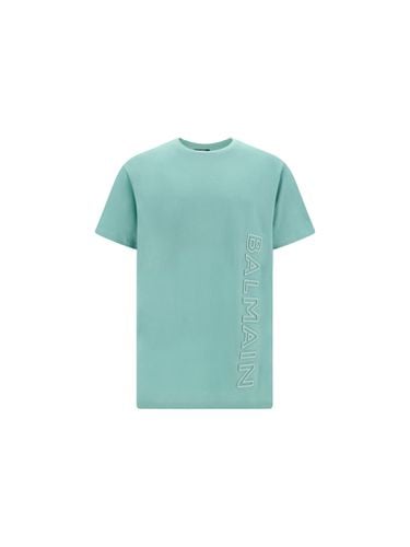 Balmain Cotton T-shirt With Logo - Balmain - Modalova