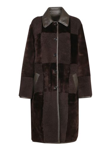 Paul Smith Purple Shearling Coat - Paul Smith - Modalova