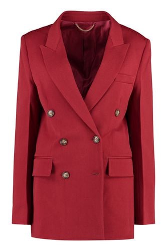 Double-breasted Wool Blazer - Victoria Beckham - Modalova