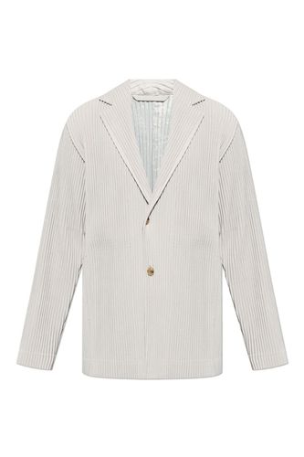 Single Breasted Pleated Blazer - Homme Plissé Issey Miyake - Modalova