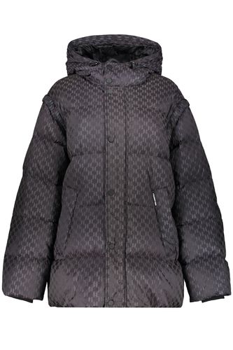 Hooded Nylon Down Jacket - Karl Lagerfeld - Modalova